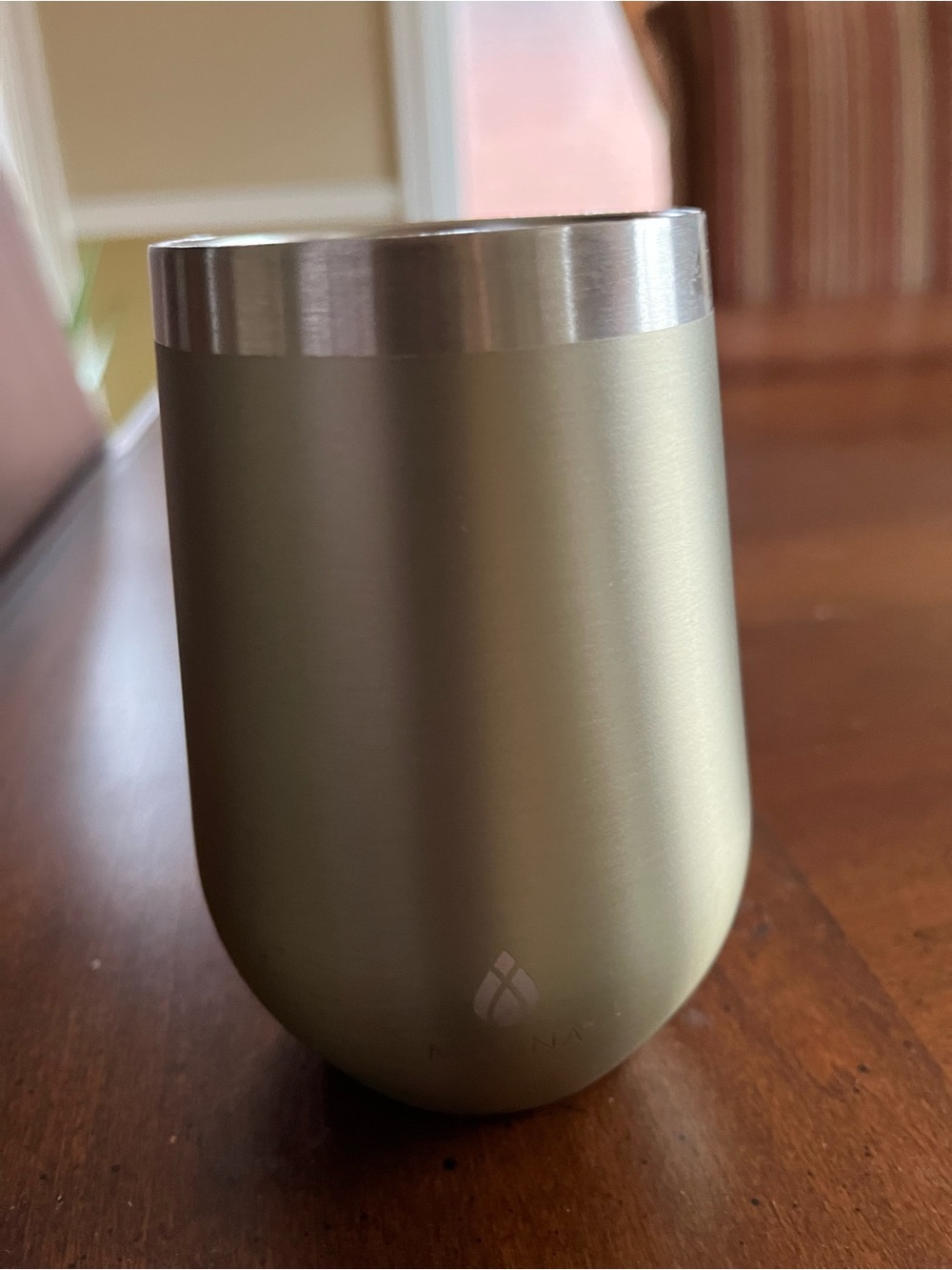 3/$15 - Insulated Olive Green Stainless Steel Stemless Tumbler - Lena